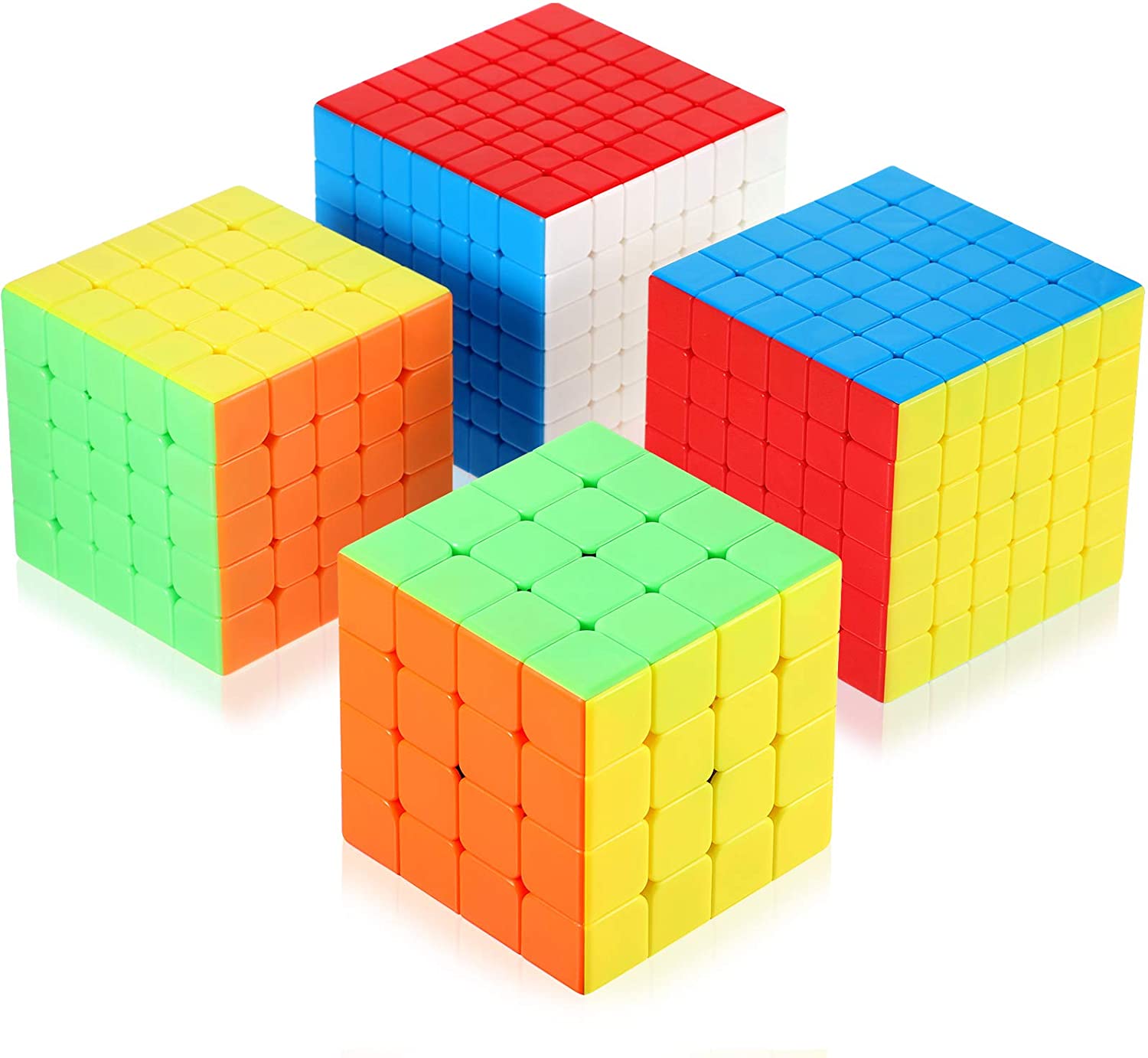 4x4 through 7x7 cubes